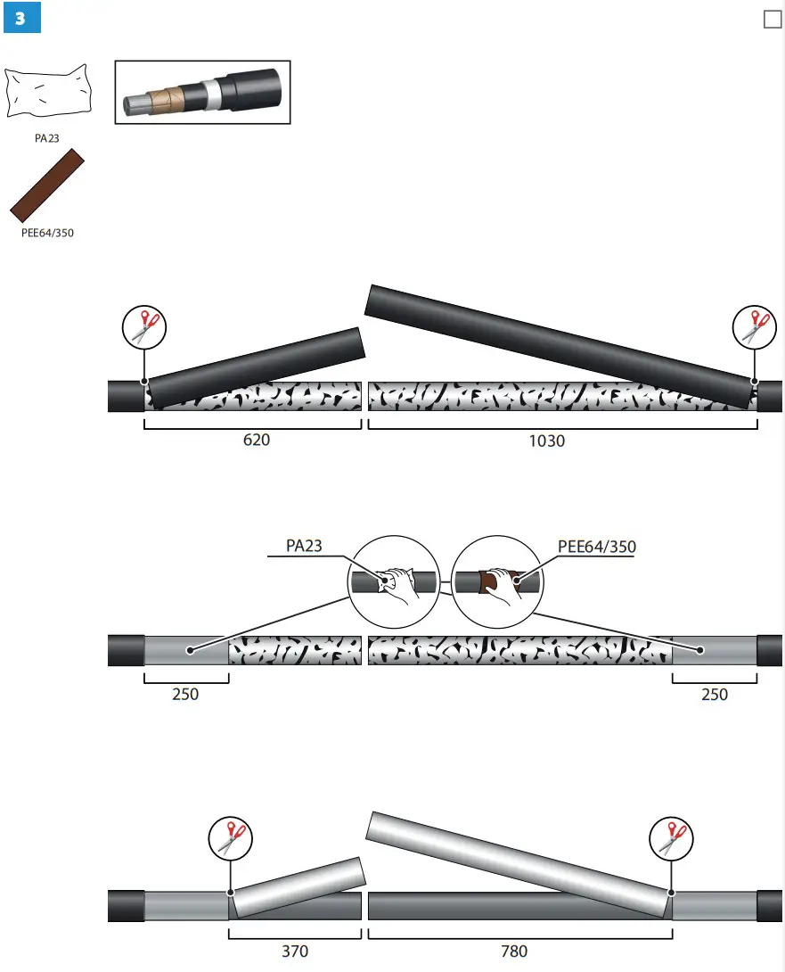 ENSTO HJP33 1202C Cable Joint Heat Shrink - FIGURE 3