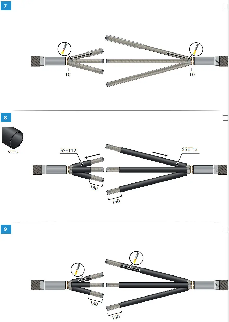 ENSTO HJP33 1202C Cable Joint Heat Shrink - FIGURE 5