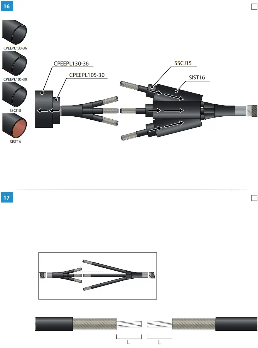 ENSTO HJP33 1202C Cable Joint Heat Shrink - FIGURE 8