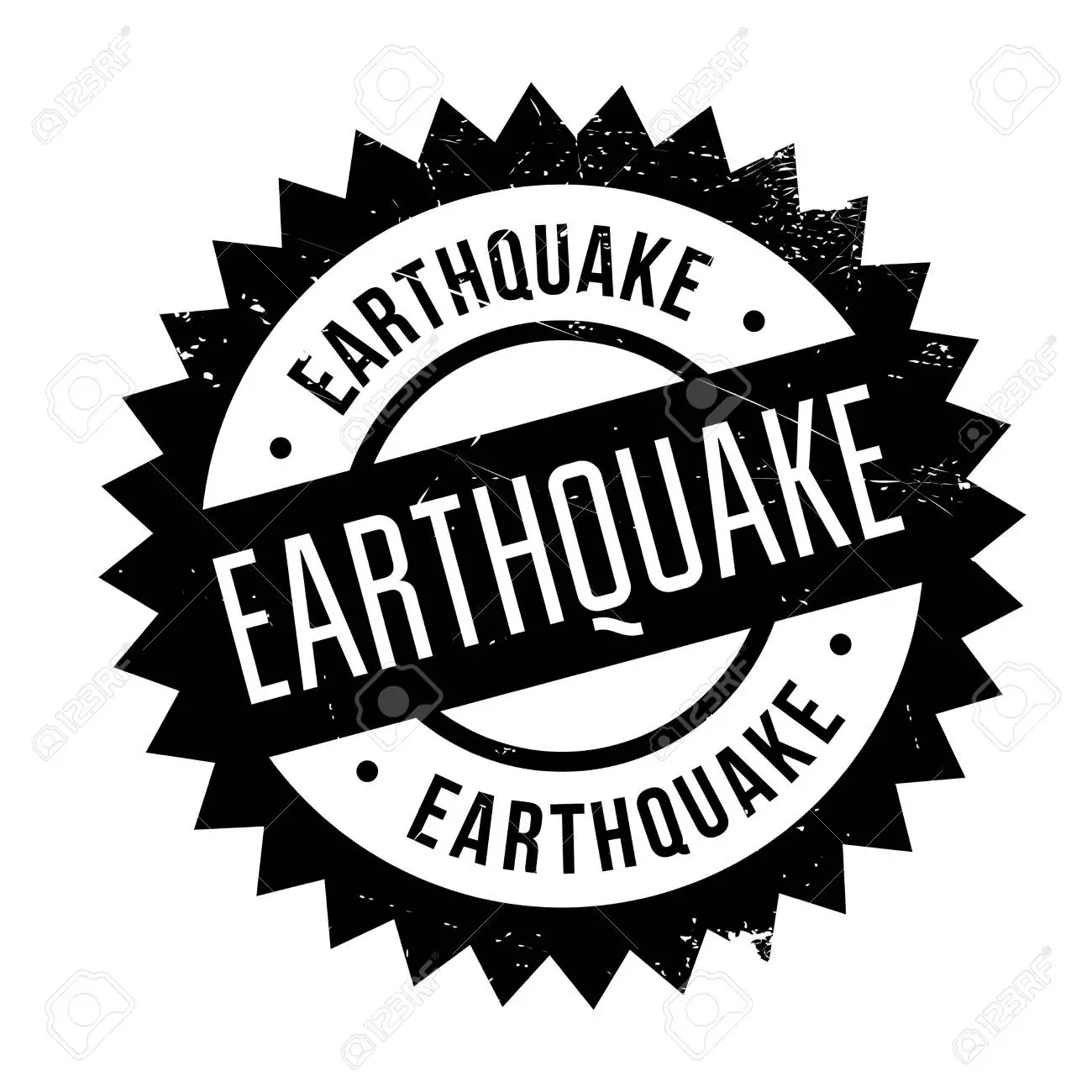 Earthquake Stamp. Grunge Design With Dust Scratches. Effects Can Be Easily  Removed For A Clean, Crisp Look. Color Is Easily Changed. Royalty Free SVG,  Cliparts, Vectors, And Stock Illustration. Image 68305105.