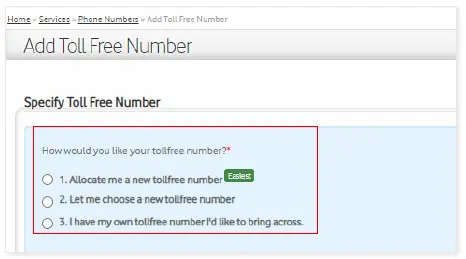 vodafone Toll Free Plus Software fig 5