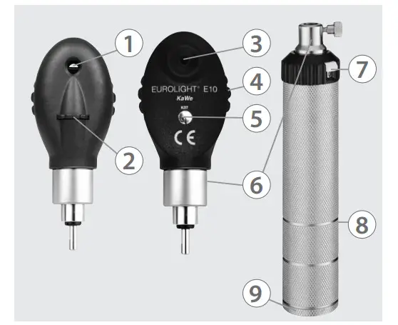 kaWe E36 Eurolight Ophthalmoscopes - Figure 1