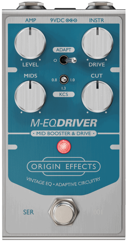 ORIGIN EFFECTS M-EQ Driver Mid Booster and Drive Pedal