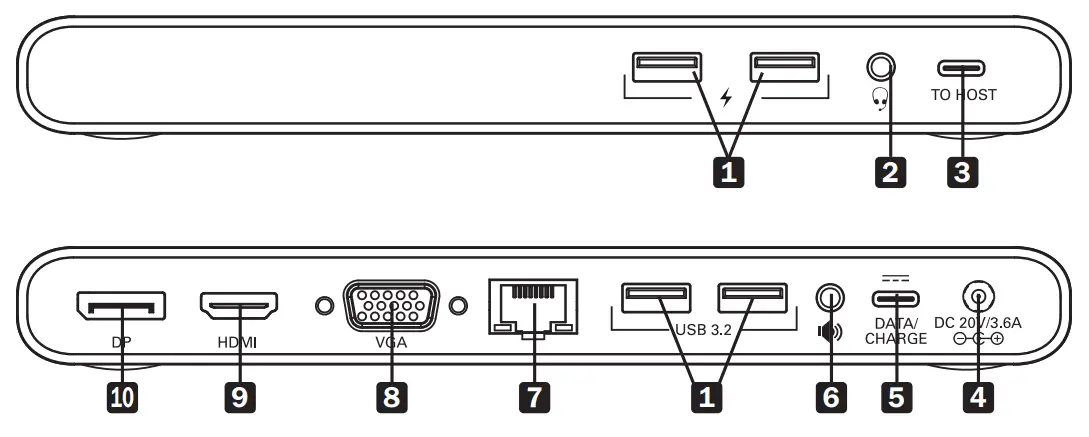TRIPP LITE U442 DOCK4 INT USB 3 2 Gen 1 USB C Docking Station - Product Overview