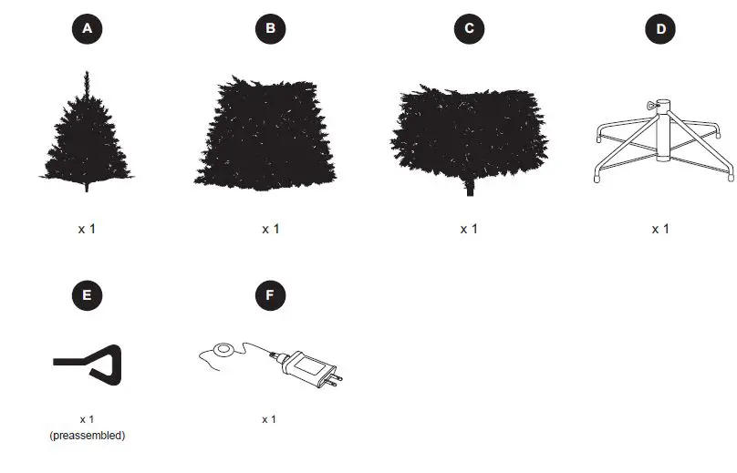 Holiday LIVING L20T6-70LD3K3 7 Ft LED Pre-Lit Flocked Pencil Tree-1