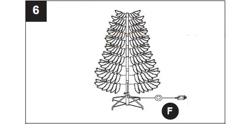 Holiday LIVING L20T6-70LD3K3 7 Ft LED Pre-Lit Flocked Pencil Tree-7
