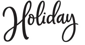 Holiday logo