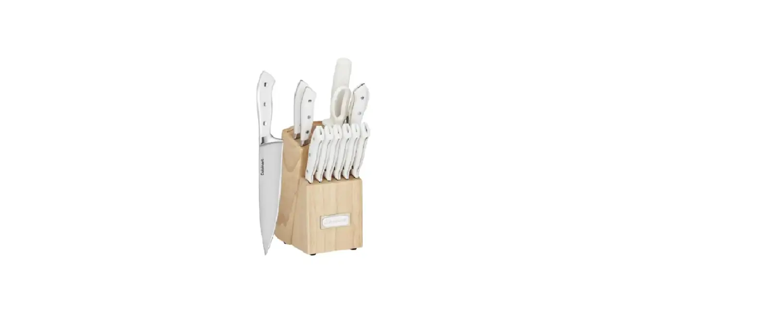 Cuisinart C77wtr-13p 13-piece White Stainless Steel Knife Block Set User Manual Cuisinart C77wtr-13p 13-piece White Stainless Steel Knife Block Set User Manual