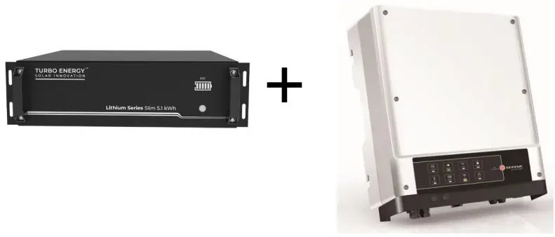 TURBO ENERGY Lithium Series Slim 5 1 kWh Battery 48V