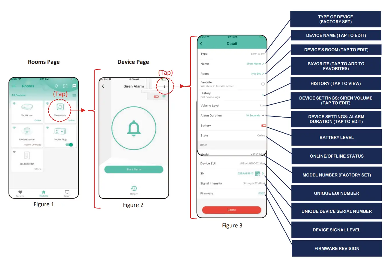 Introduction to the App: Device Details