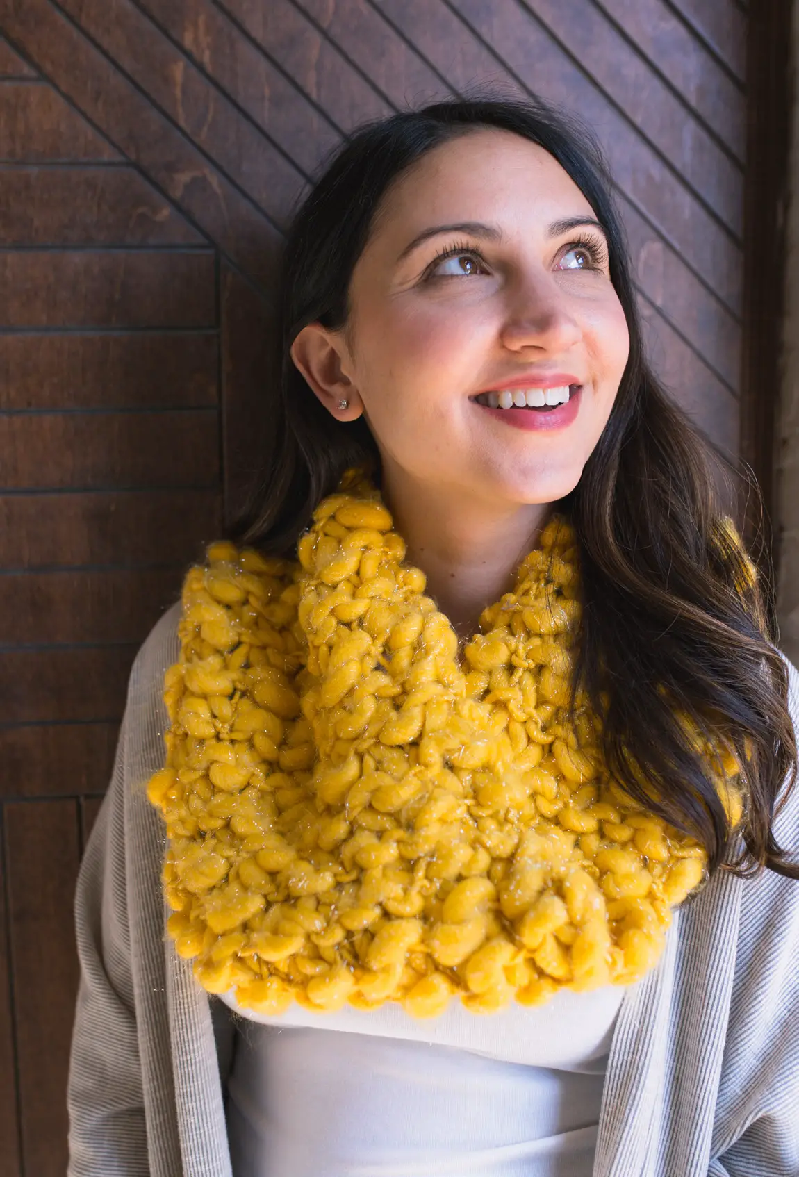 LION BRAND SUNNY COWL -