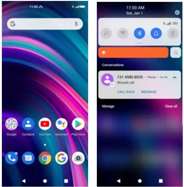 BOLD N2 Smartphone - Long press the widget2