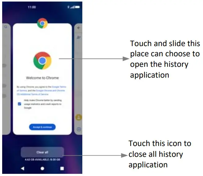 BOLD N2 Smartphone - Touch and slide this