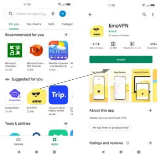 BOLD N2 Smartphone - download apps