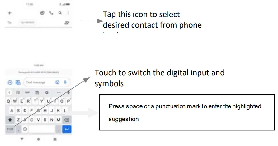 BOLD N2 Smartphone - icon to select