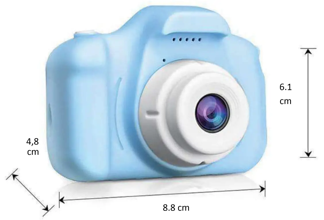 KCA-1330 Digital Kids Camera Dimension