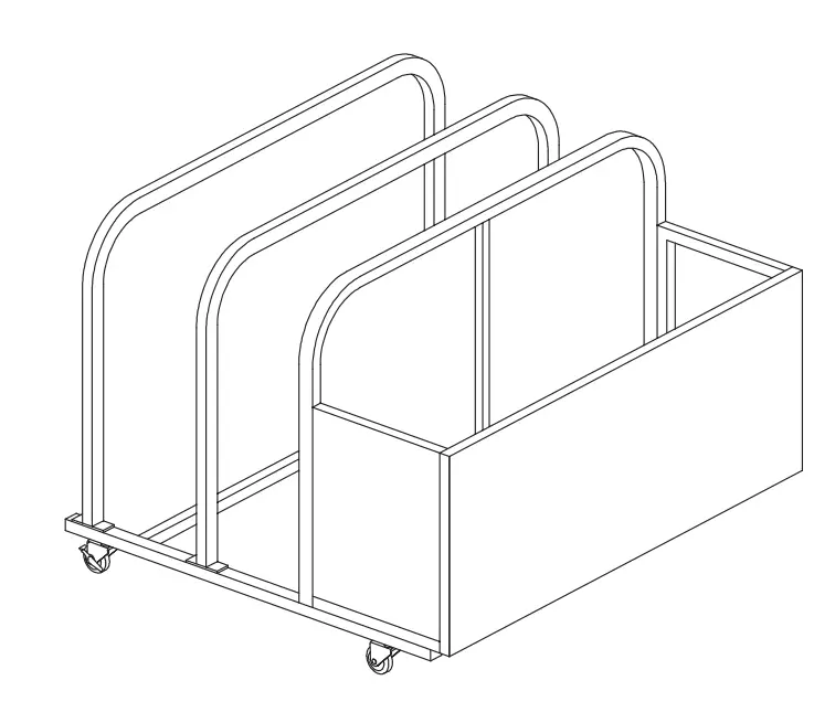 Outsunny 867-086 Grey Rattan Wicker Rolling Deck Box for Floats