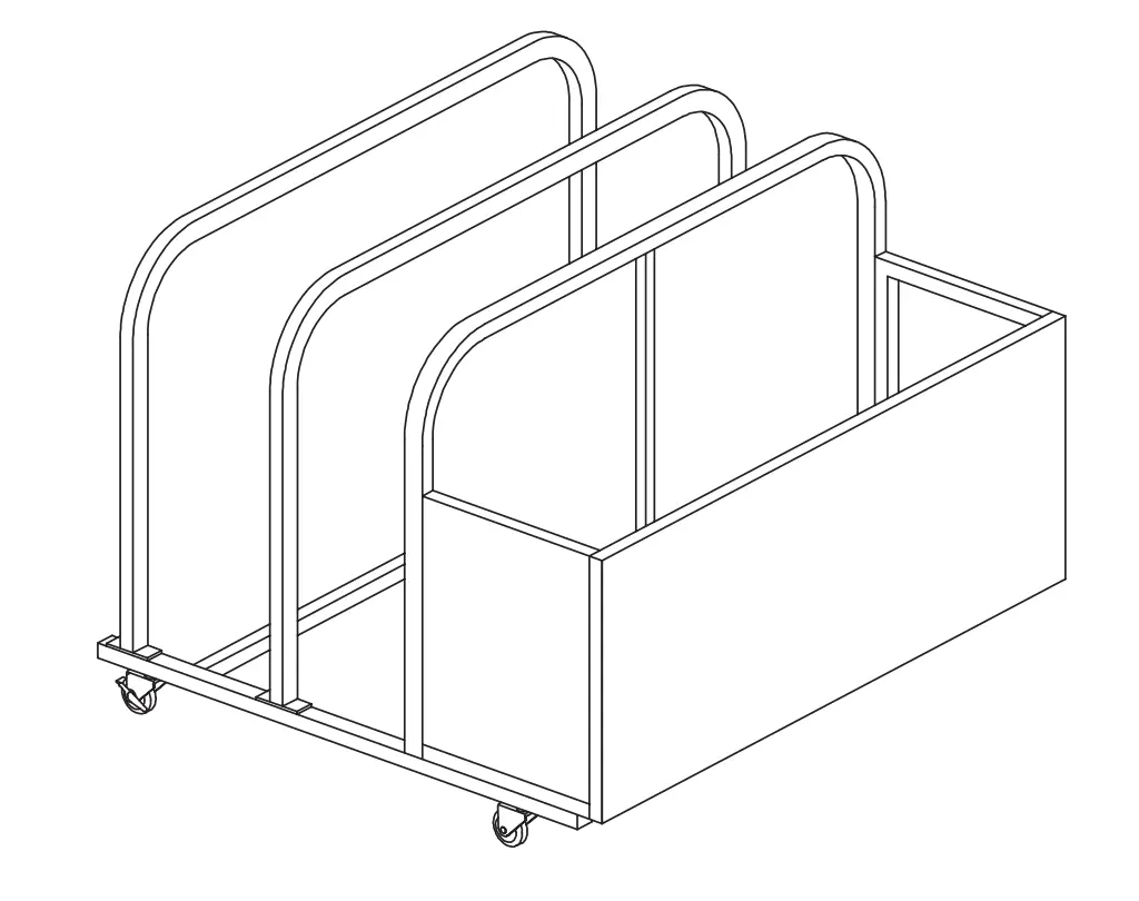 Outsunny 867-086 Grey Rattan Wicker Rolling Deck Box for Floats