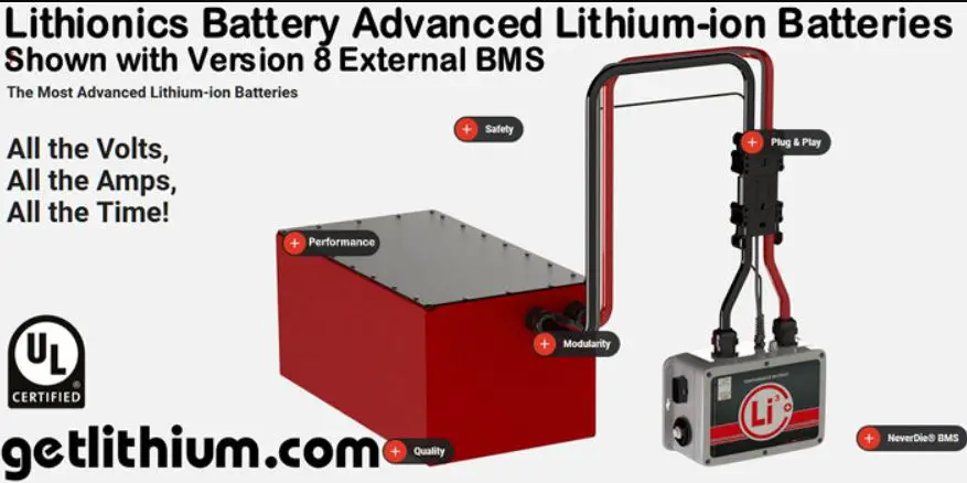 Lithionics Battery Gt12v450a-f24 Lithium Ion Battery Module Instruction Manual