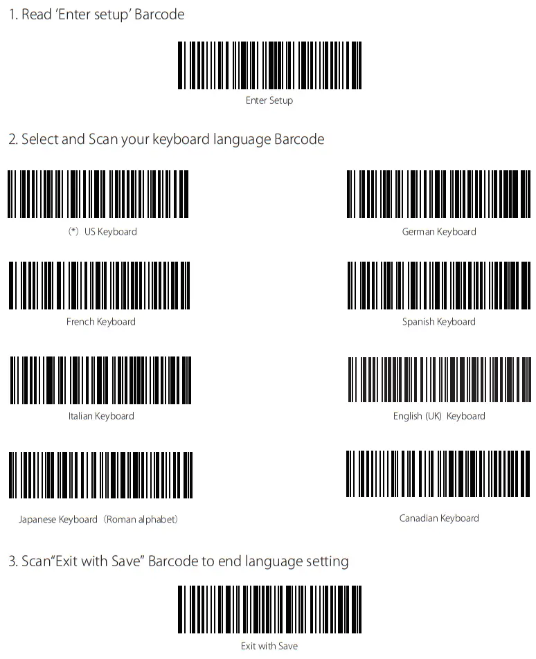 inateck P6 Barcode Scanner - bar code 1