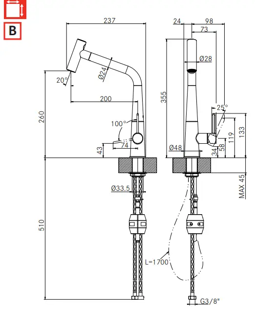 FRANKE-FG-5185-ICON-Black-Matt-Kitchen-Faucet-FIG-3