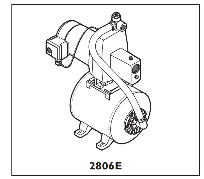 Simer 3110P Shallow Well Jet Water System