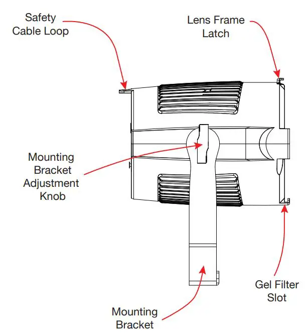 ADJ ENCORE Z7LP versatile LED Instruction Manual - Product Overview