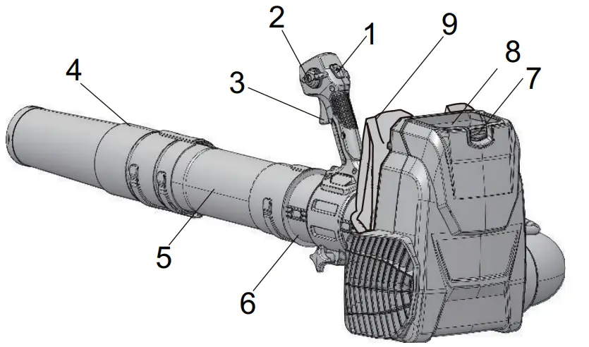 greenworks pro BPB80L00 Backpack Leaf Blower -fig1