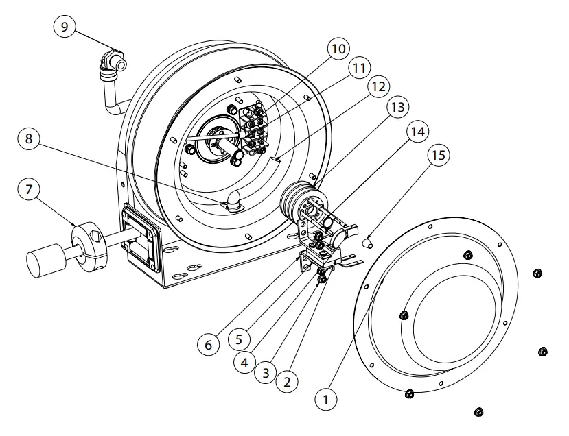 REELCRAFT L 3000 Series Spring Driven Cord Reels - Reelcraft 1