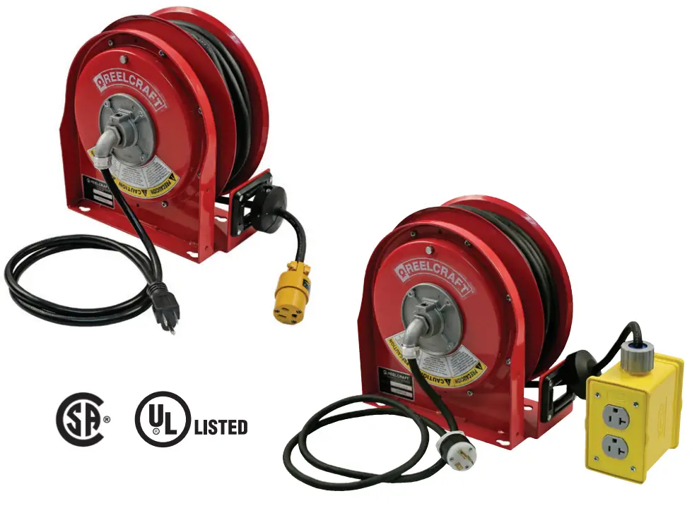 REELCRAFT L 3000 Series Spring Driven Cord Reels