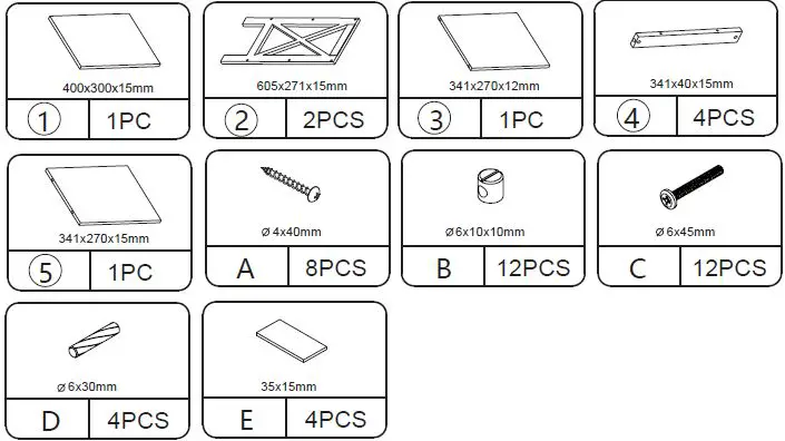 JAXSUNN-HG61S0953-White-Wood-3-Tier-Square-Side-Table-Set-of-2-2