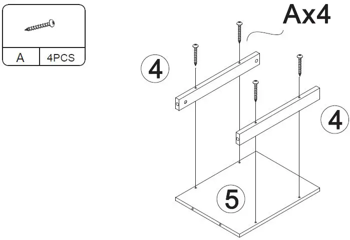 JAXSUNN-HG61S0953-White-Wood-3-Tier-Square-Side-Table-Set-of-2-3
