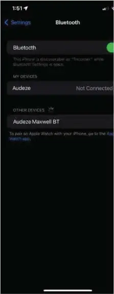 AUDEZE Maxwell - Bluetooth Connection 4