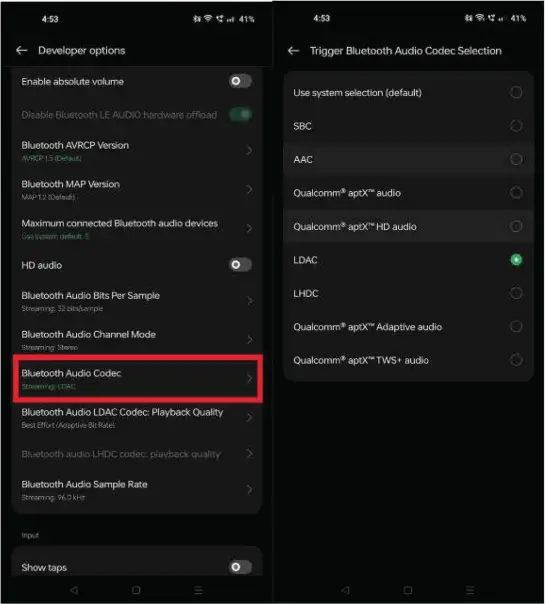 AUDEZE Maxwell - LC3 and LDAC Codecs 2