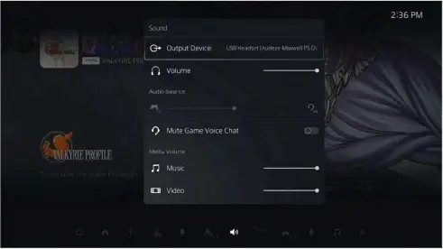 AUDEZE Maxwell - Quick Access Menu