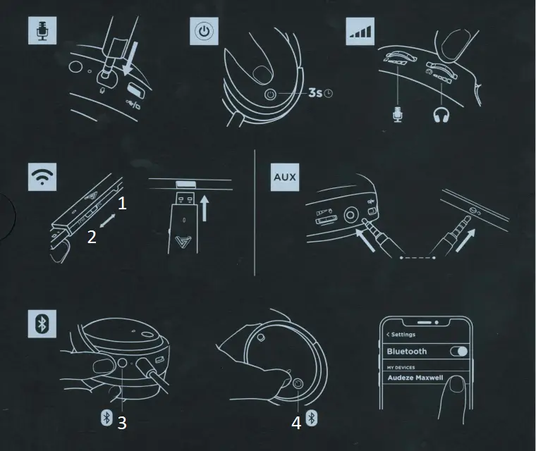 AUDEZE Maxwell Wireless Gaming Headset 2