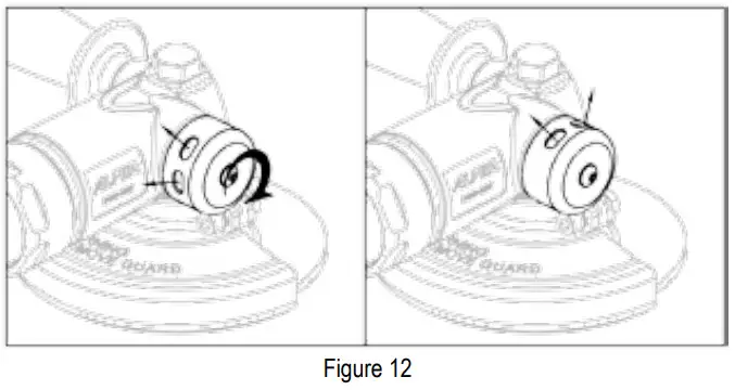 ALPHA PSG-125 5 Inch Pneumatic Angle Grinder - diamond wheels 5