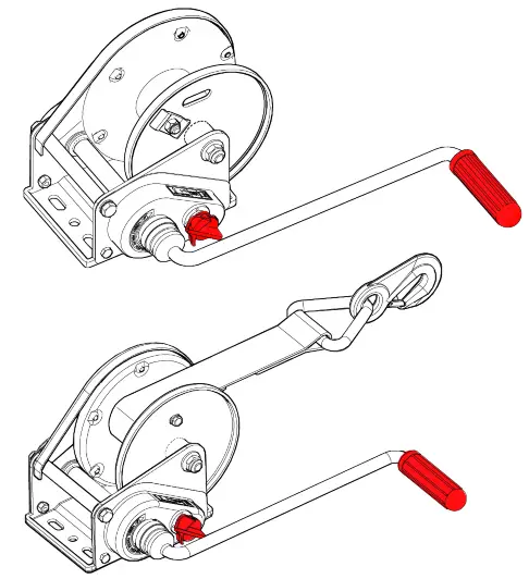 AL-KO 450 A BASIC Seilwinde Cable Winch