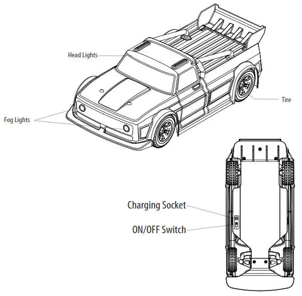 POWER CRAZE DRIFTER Plus RC Truck - CHARGING THE BATTERY 2