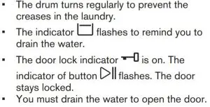 FIG 29 The washing programme is completed