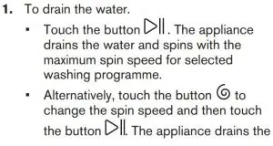 FIG 30 Draining the water