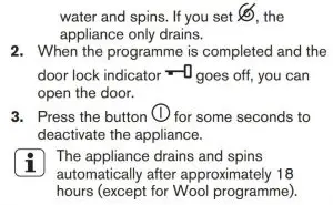 FIG 31 Draining the water