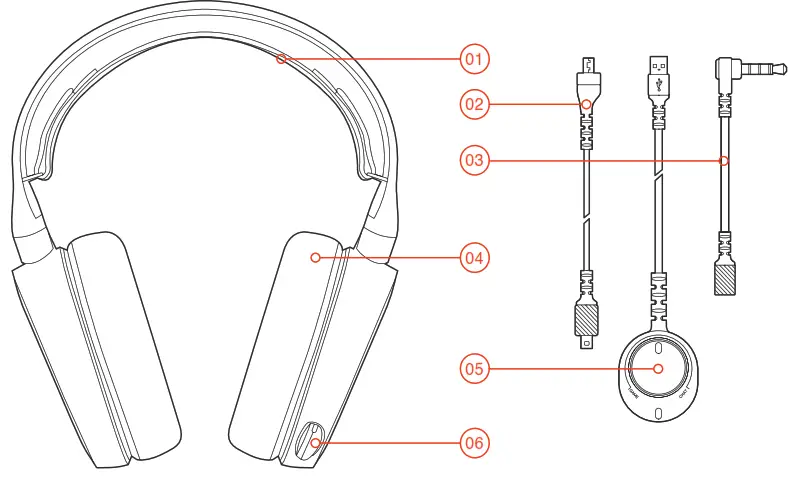 SteelSeries Arctis 5 RGB Illuminated - product re