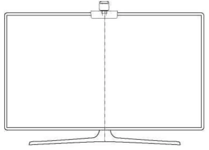 Govee H6199 RGBIC LED TV Backlight - center of the screens