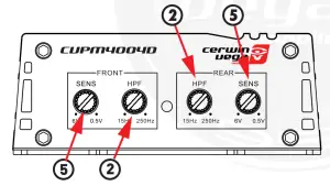 CERWIN-VEGA CVPM4004D Digital Mini Amplifier - Features4