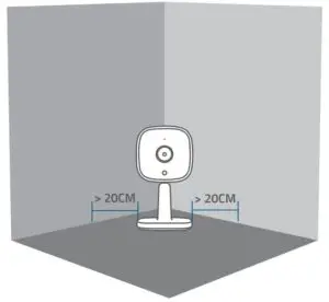 Camera can be placed on a table