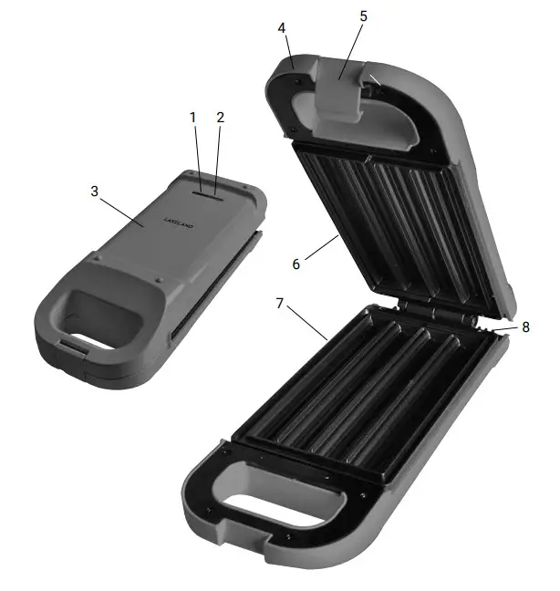 LAKELAND 63644 Electric Non Stick Churro Maker -1