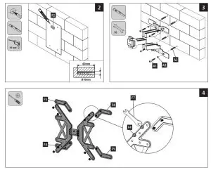 hama 118064 TV Wall Bracket-2