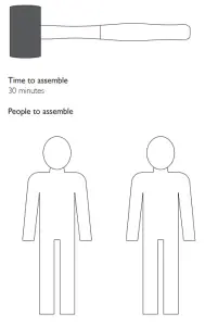 John Lewis Poise Round Glass Top - fig