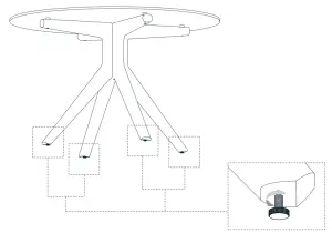 John Lewis Poise Round Glass Top - fig22